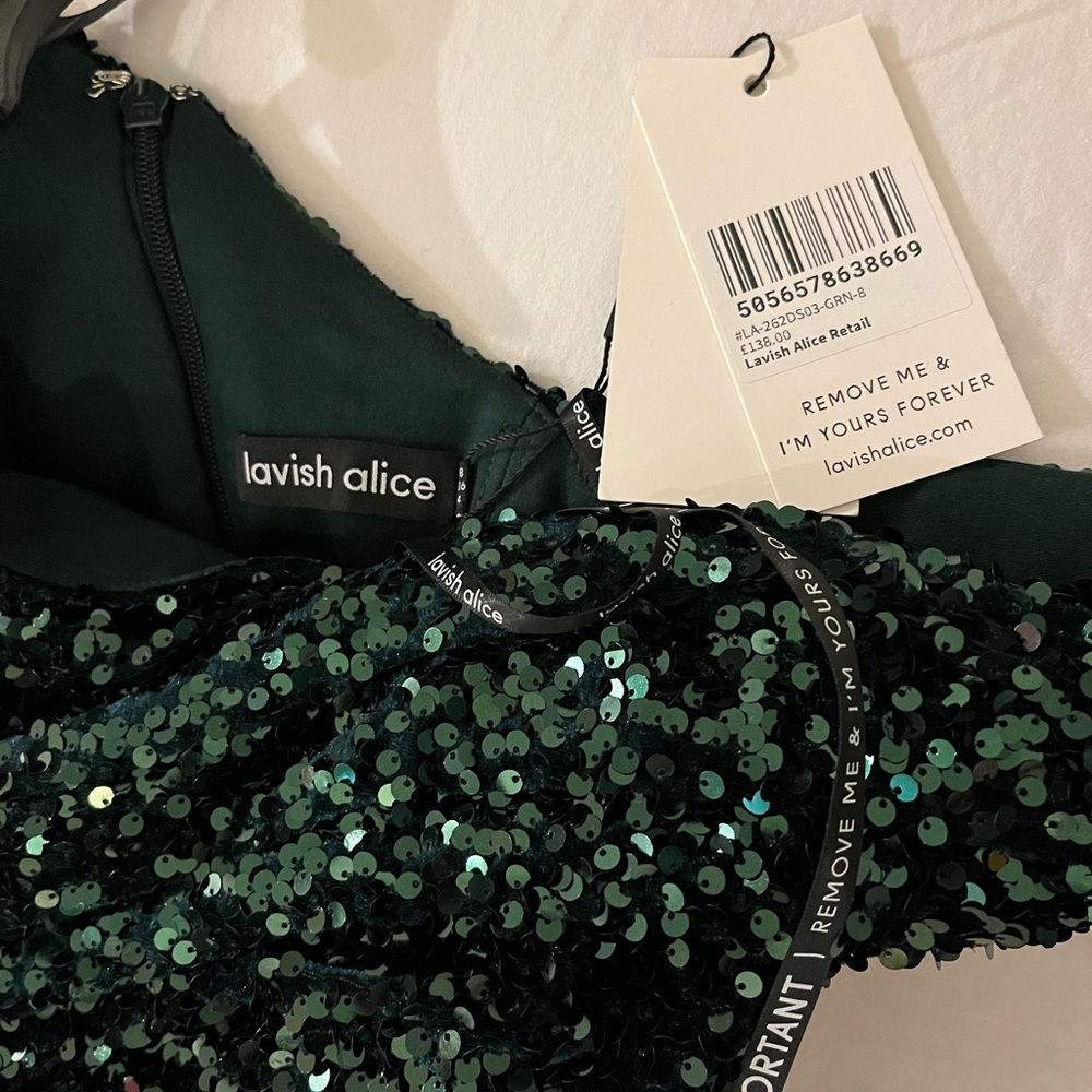Dark green Lavish Alice dress